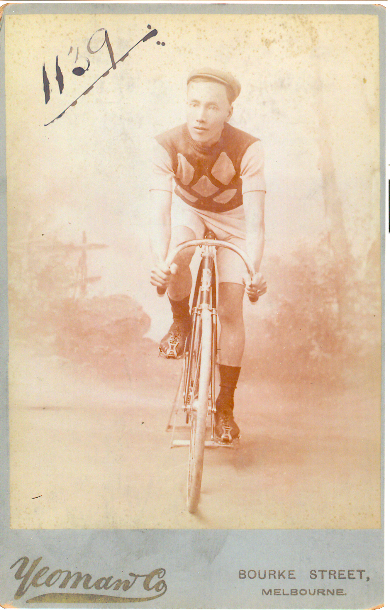 Man on bicycle