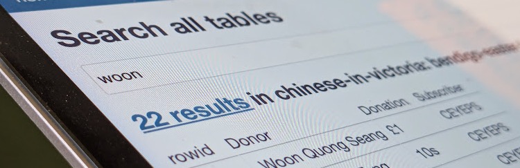 image showing the chindex search tool on a computer screen.